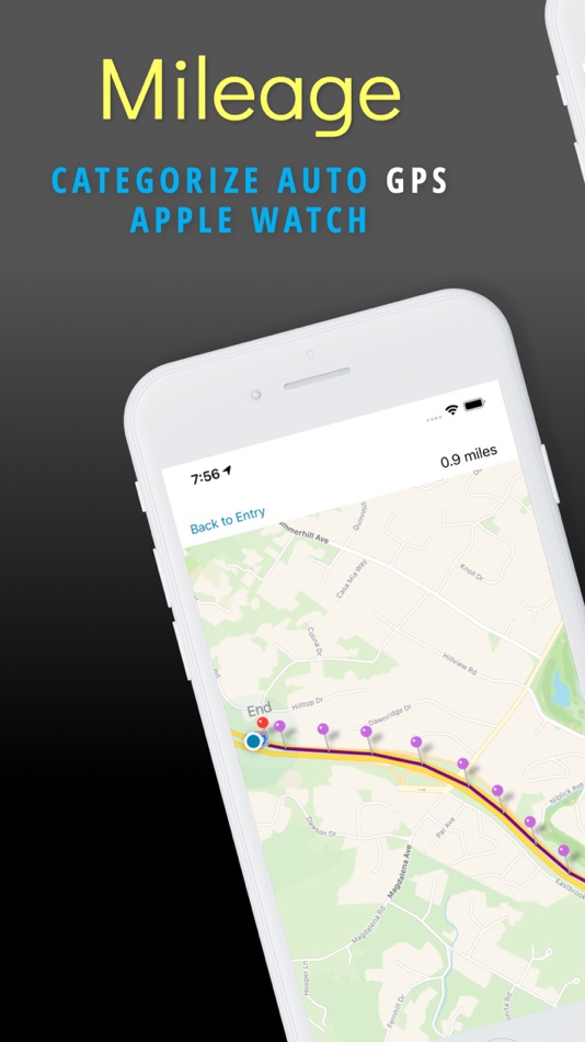 #2. Mileage Expense Log & Tracker (iOS) 由: ChuChu Train Productions