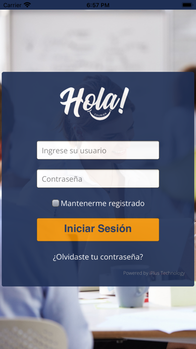 Hola Courier Screenshot