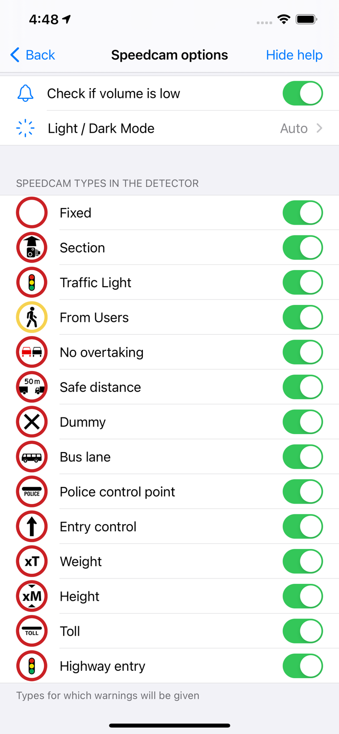 RadarAll Speedcam detector