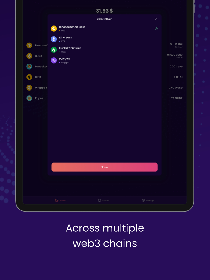 iSwap Crypto  DeFi Wallet