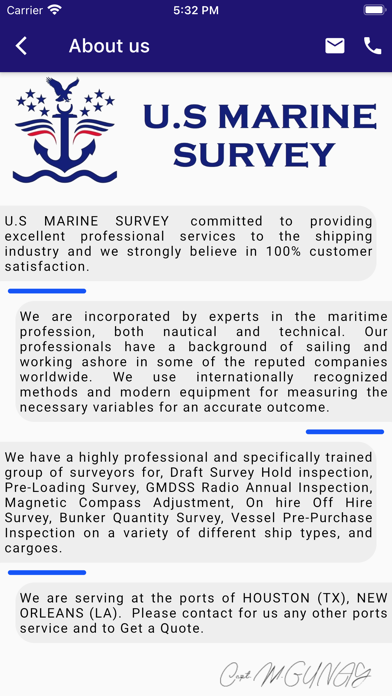 US Marine Survey Screenshot