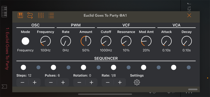 Euclid Goes to Party AUv3 Bass
