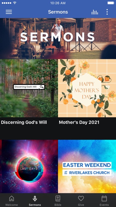 RiverLakes Community Church Screenshot