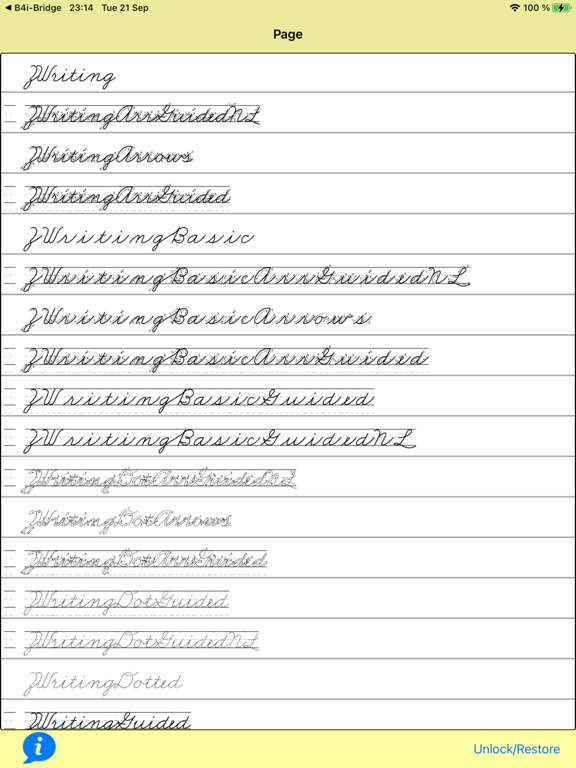 ZWriting Cursive Fonts screenshot 4