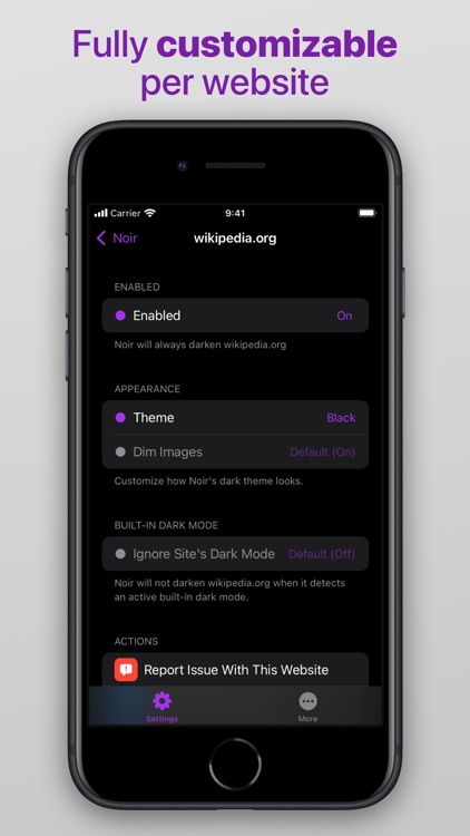 Noir - Dark Mode for Safari screenshot-3