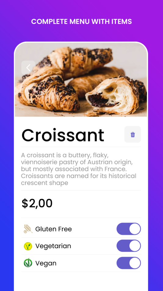 #2. Squared QR Menu Creator (iOS) 由: Federico Di Gesu