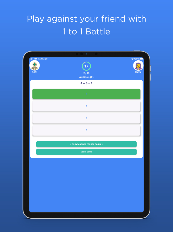 Mathmax Maths Skill Game