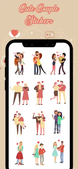 Game screenshot Animated Cute Couple Love apk
