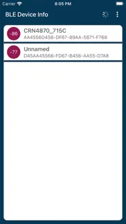ble device info iphone screenshot 1