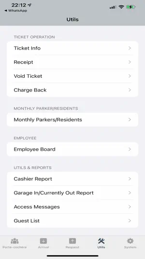 Valet POS screenshot 4