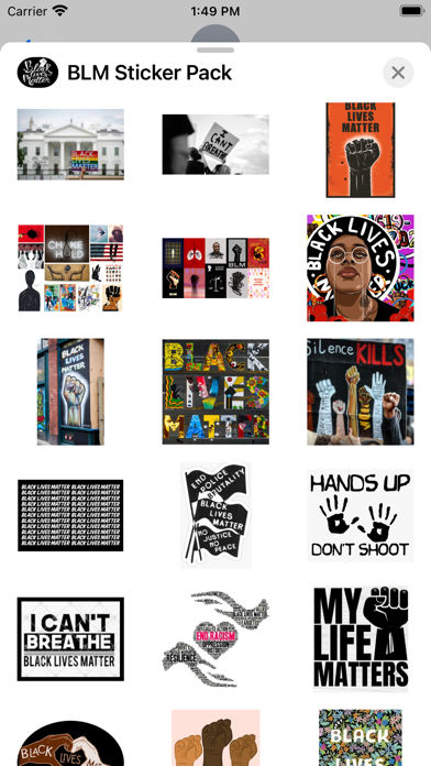 BLM Sticker Pack 2021 Screenshot
