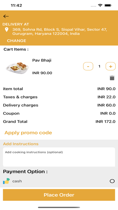 Apporio Food Delivery Screenshot