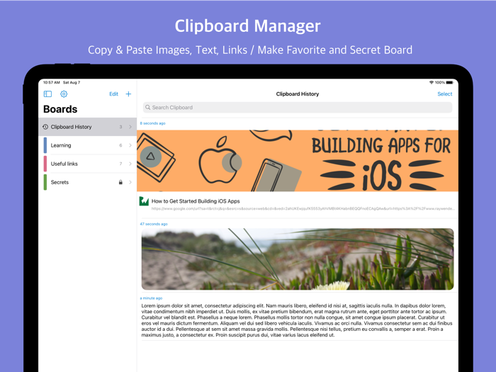 Pasted - Clipboard History