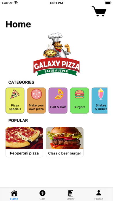 Galaxy Pizza Ng Screenshot