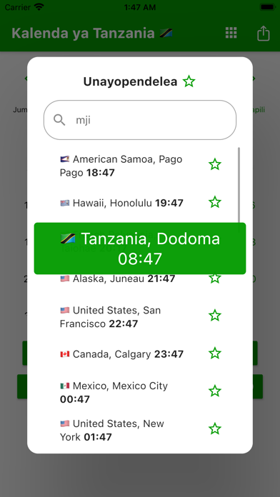 Kalenda ya Tanzania 2024 Screenshot