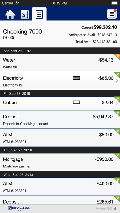 NebraskaLand Bank Business Screenshot