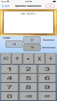 How to cancel & delete fraction ez calculator 4
