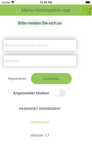 Meine Homöopathie-Therapeuten Screenshot