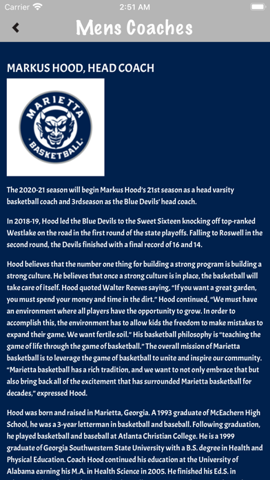 Blue Devil Basketball Screenshot