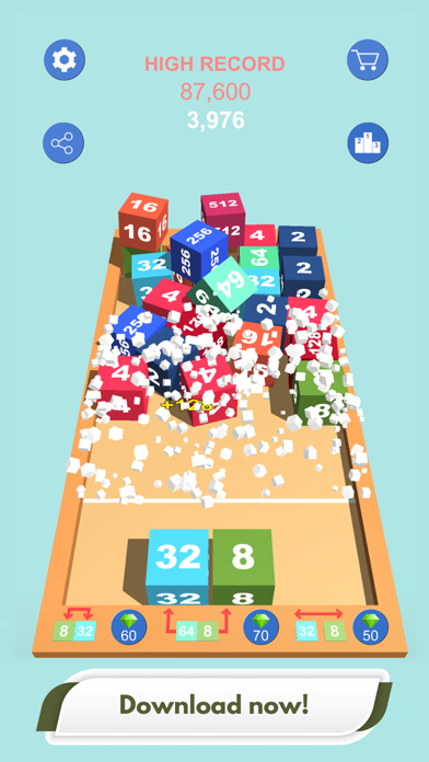 Cube Mate 2048 - Merge Puzzle Screenshot