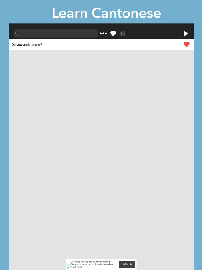Learn Cantonese - Phrasebook