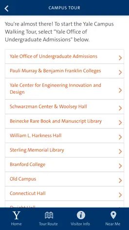 Game screenshot Yale Admissions Campus Tour apk