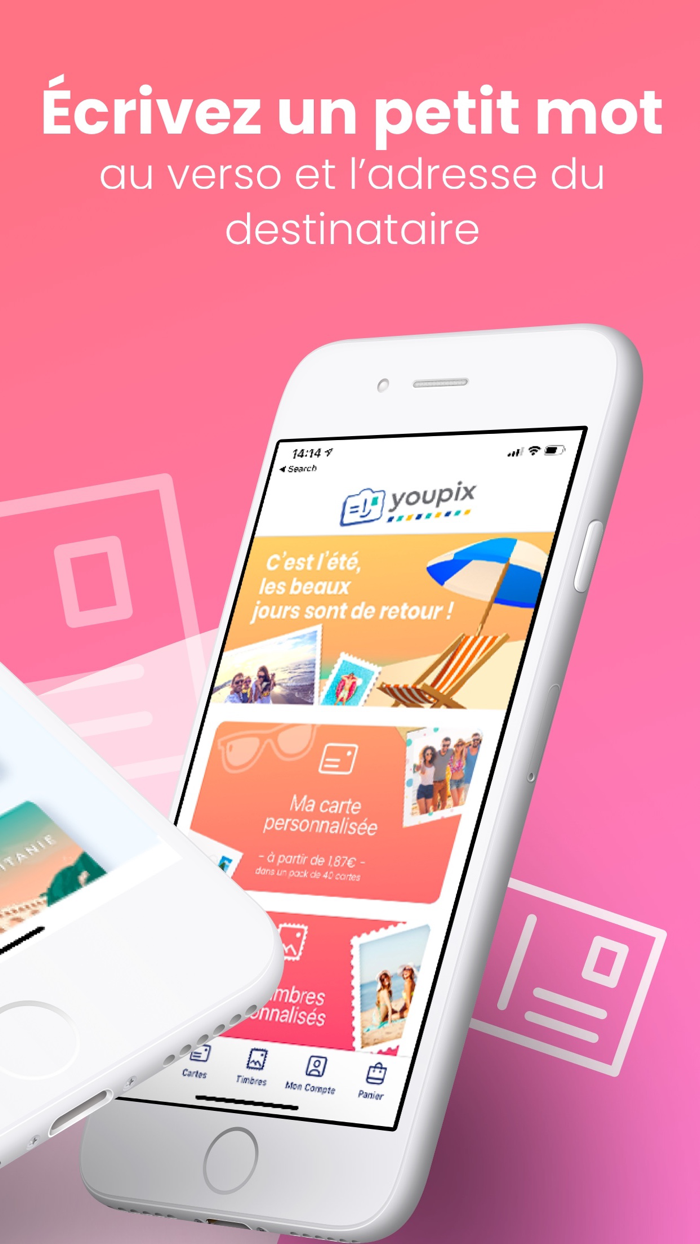 Youpix carte and timbre