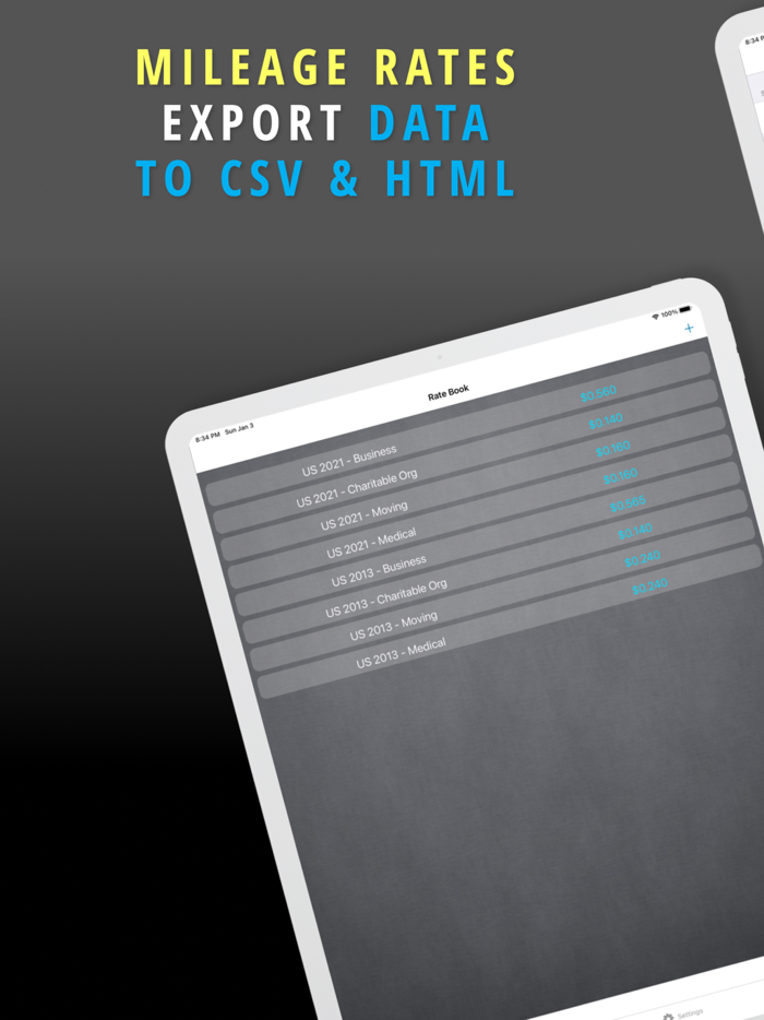 Mileage Expense Log and Tracker