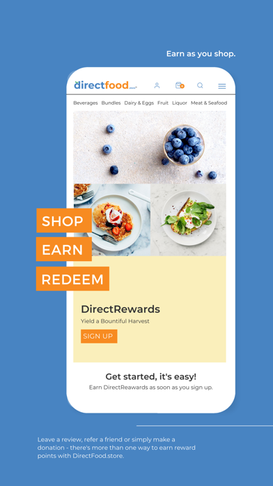 DirectFood.Store Screenshot