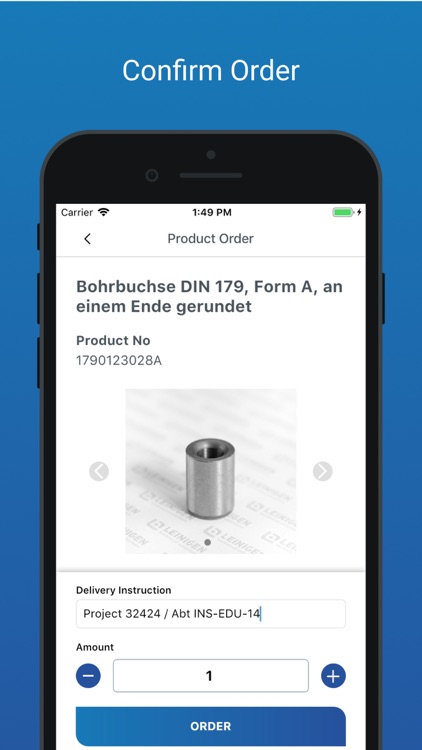 LEINIGEN Order App - LOA