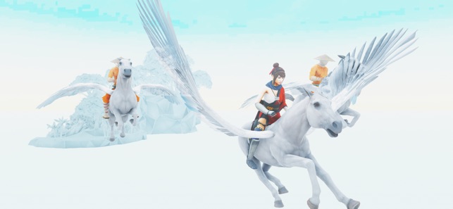 flying on my #pegasus #magichorse #horse #flyinghorse in #roblox