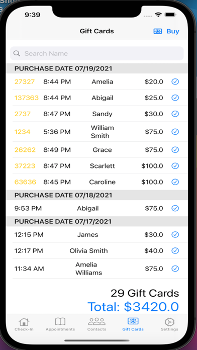 NailsSalonBook Screenshot