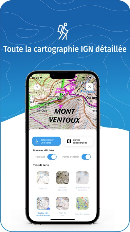 IGNrando' – France hiking maps