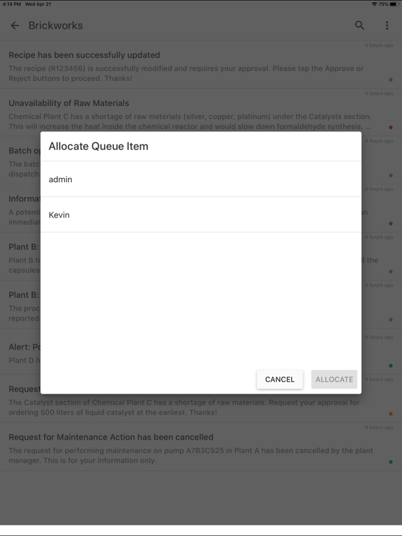 Work Tasks Pro iPad screenshot 6 - Business app