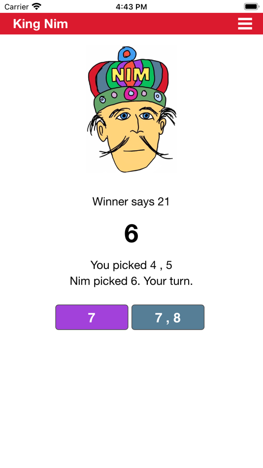 #2. King Nim Game (iOS) 由: H Valeur