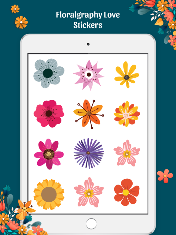 Screenshot #1 for Floralgraphy Love Sticker