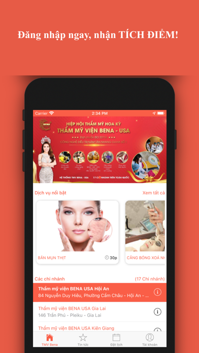 Thẩm mỹ viện Bena USA Screenshot