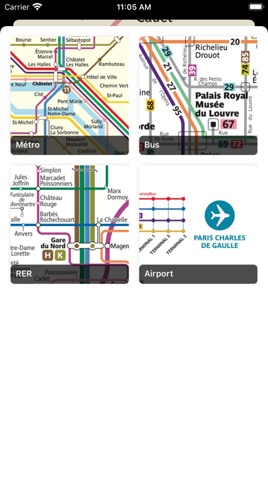 Paris Metro Map + Bus & RER Screenshot