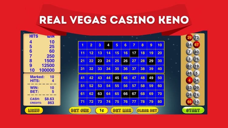 Keno Games - Casino Keno Game