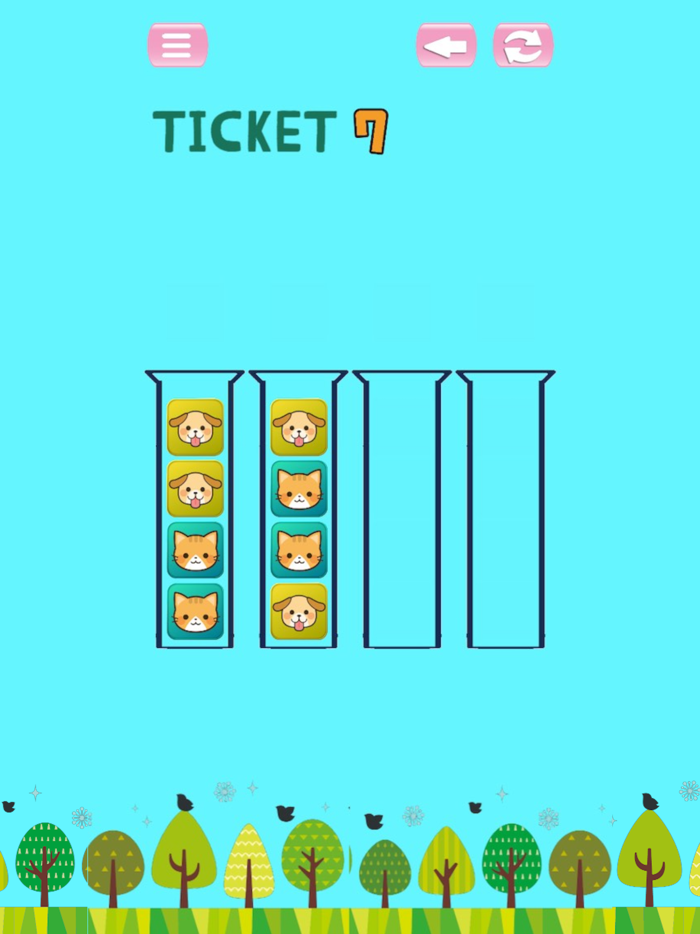 Animal Sort Puzzle アニマルソートパズル