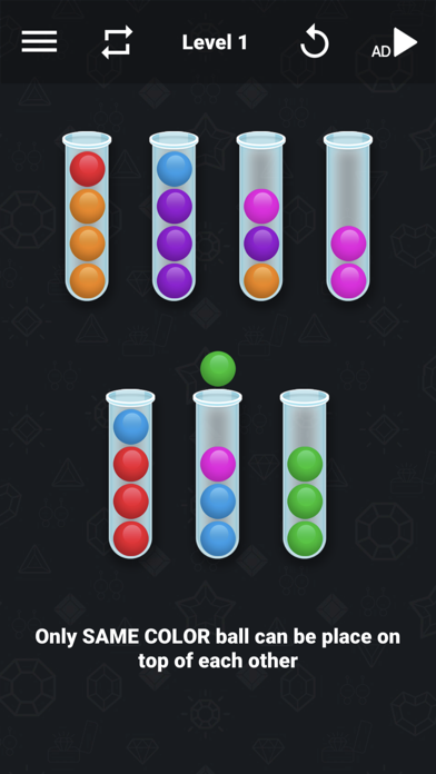 Ball Sort 3D : Drop Ball Tubeのおすすめ画像1