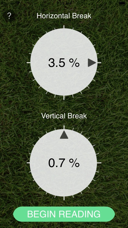 Percent Slope: Golf Green Read