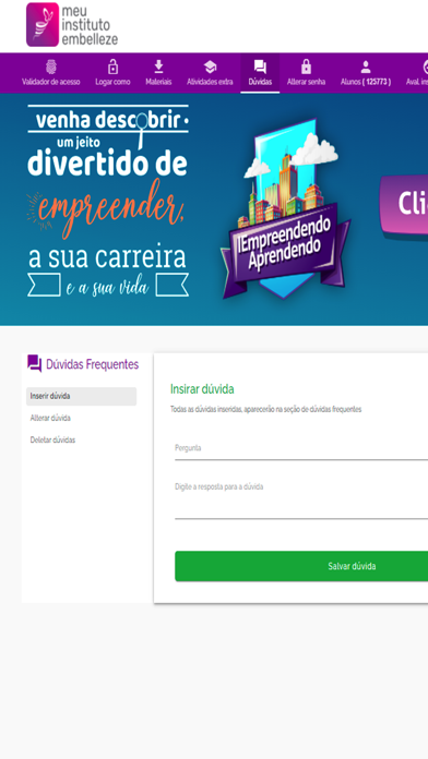 Meu Instituto Embelleze Screenshot