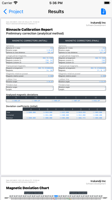 Binnacle Calibrator screenshot 2