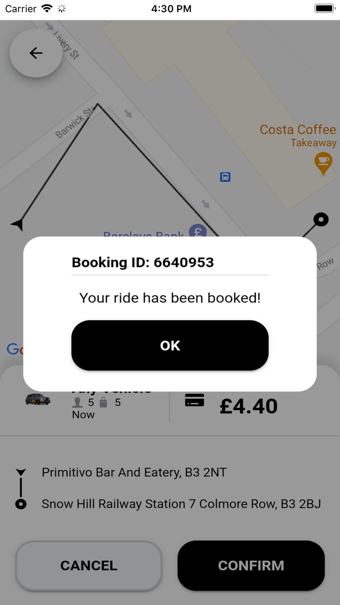 T.O.A Taxis Birmingham