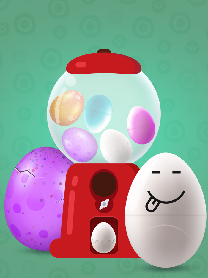 Surprise egg game for toddlers