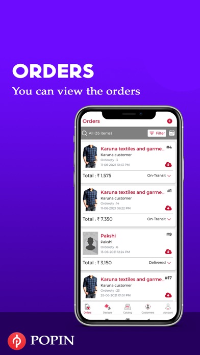 POPIN.RETAILER Screenshot