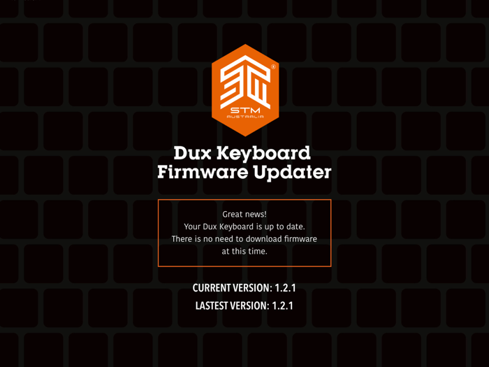 STM Dux keyboard