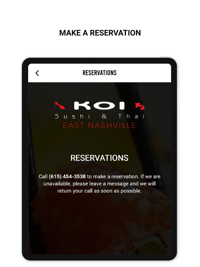 Koi Sushi Thai East Nashville