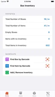 box inventory iphone screenshot 1
